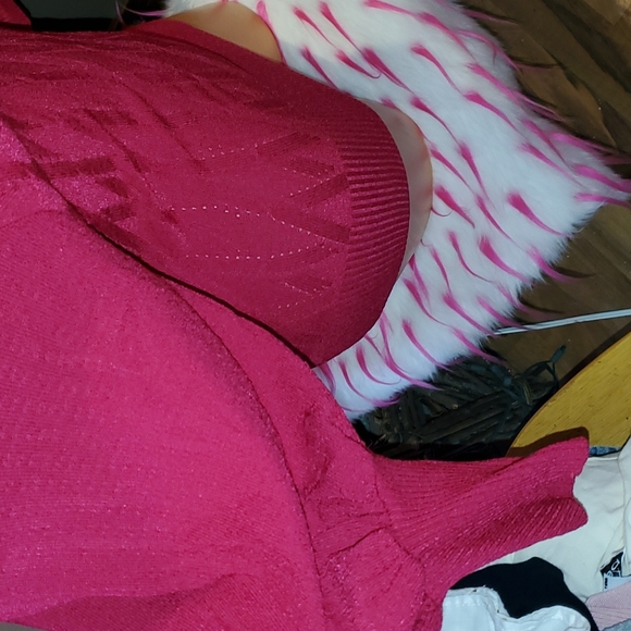 Bebe dolman turtleneck keyhole sweater M EUC - Picture 3 of 7